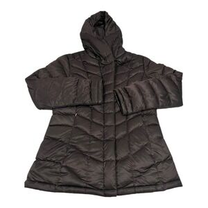 Patagonia Women's Insulated Hooded Down Parka Black Size L